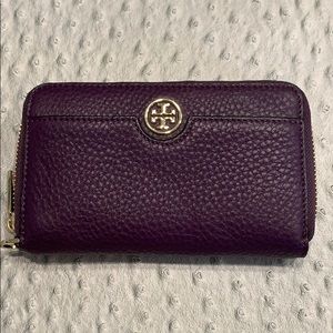 Tory Burch Purple Iris Wallet